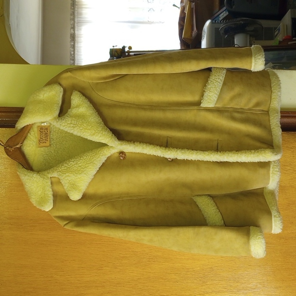 Fleece lined coat